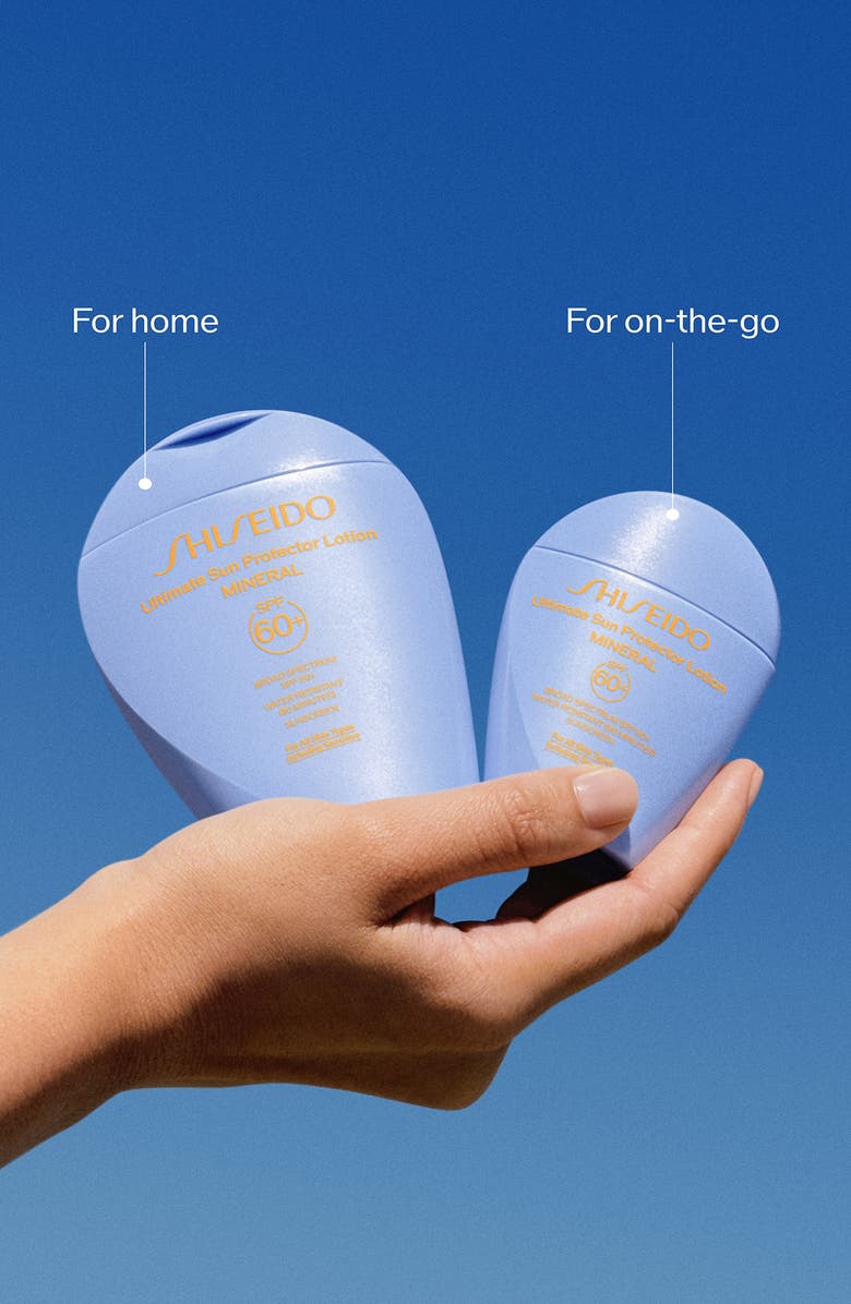Shiseido Ultimate Sun Protector Lotion Mineral SPF 60+, Alternate, color,