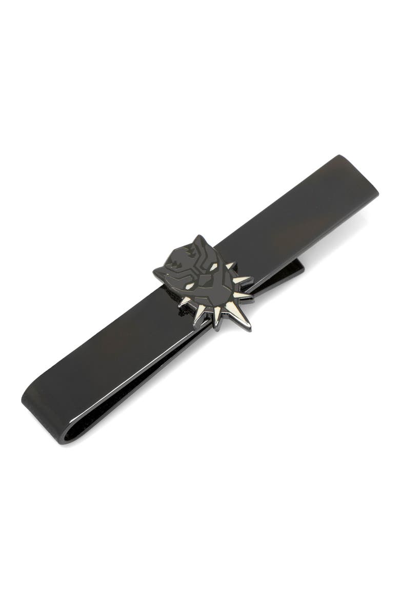 Black Panther Tie Bar, Main, color, BLACK