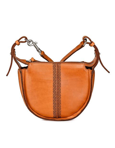 Dahlia Genuine Leather Compact Structured Crossbody
