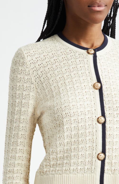 Veronica Beard Bala Cardigan In White