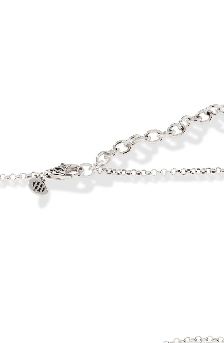 John Hardy Manah Pavé Diamond Heart Pendant Necklace, Alternate, color,