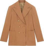 Fortela Bobbie Classic Double-Breasted Flannel Jacket