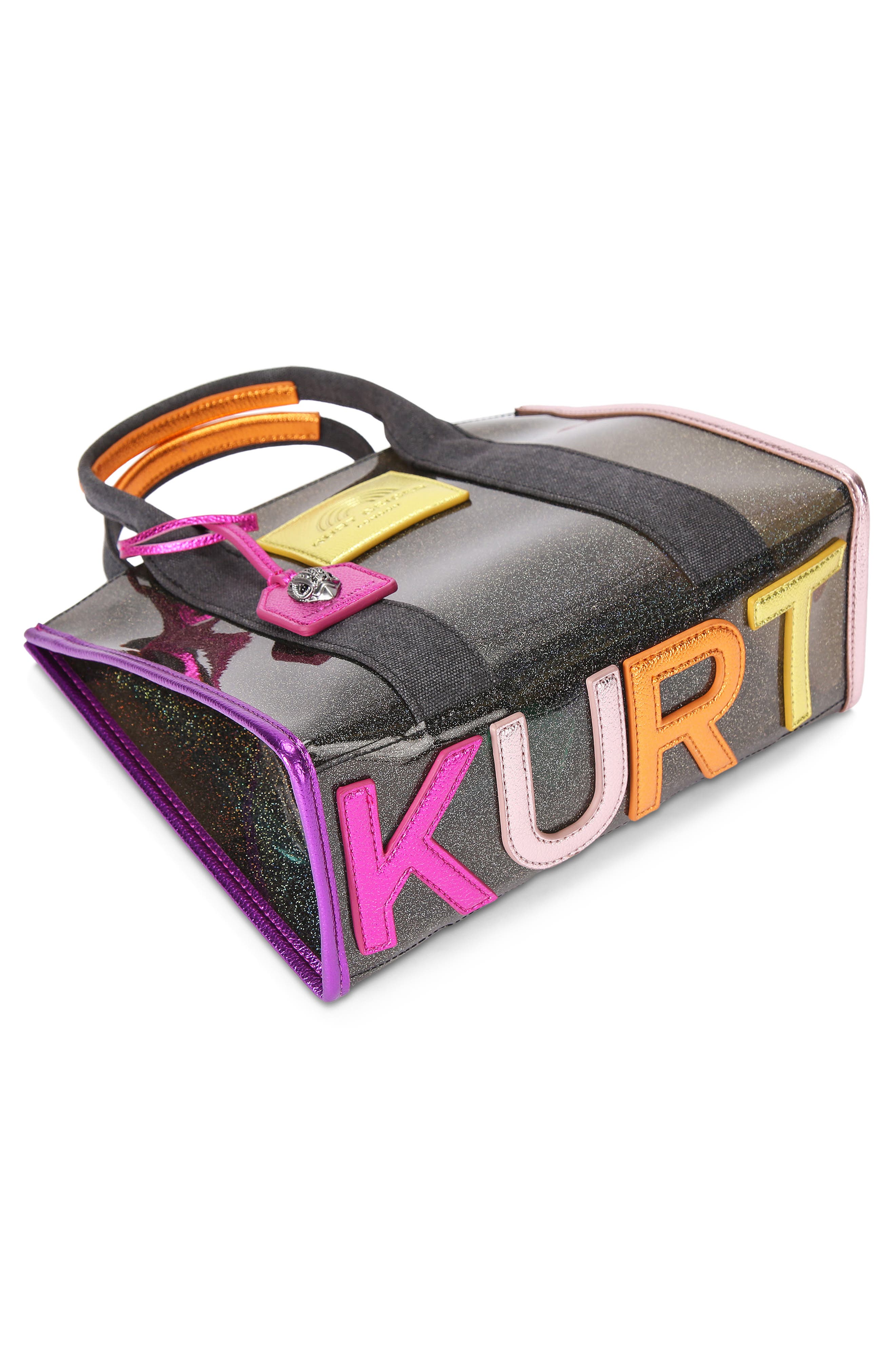 Kurt Geiger London Small Southbank Clear Vinyl Tote, Alternate, color, 