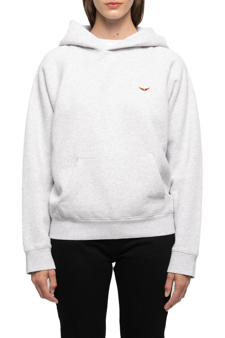 Georgy Hoodie, Main, color, GRIS CHINE CLAIR