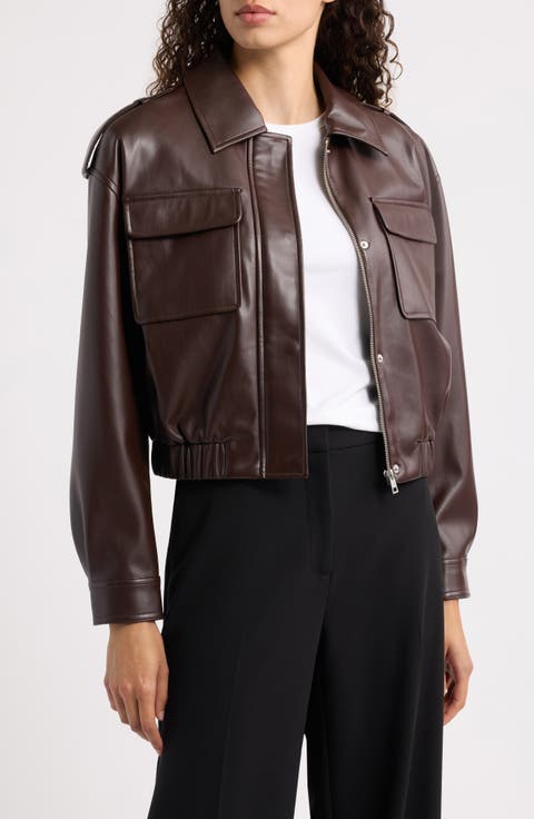 Ruby Faux Leather Jacket