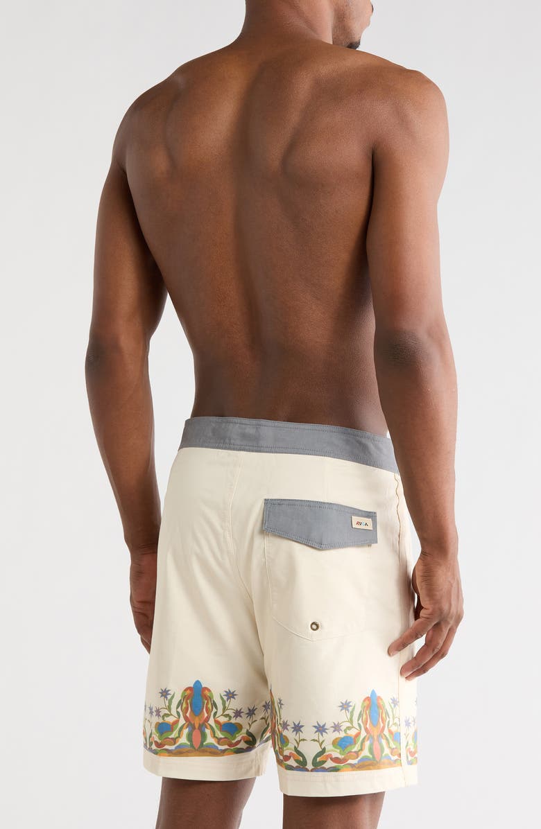 RVCA Mel Board Shorts, Alternate, color, Ceramic