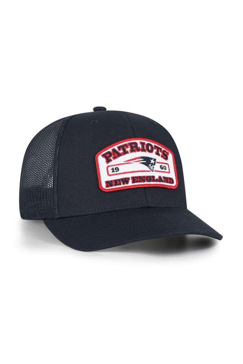 Men's '47 Navy New England Patriots  Roadway Adjustable Trucker Hat, Alternate, color, Navy