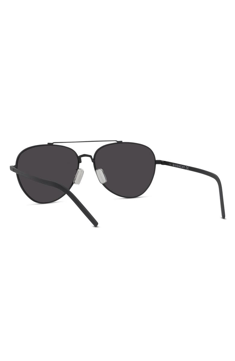 Givenchy 56mm Aviator Sunglasses, Alternate, color,
