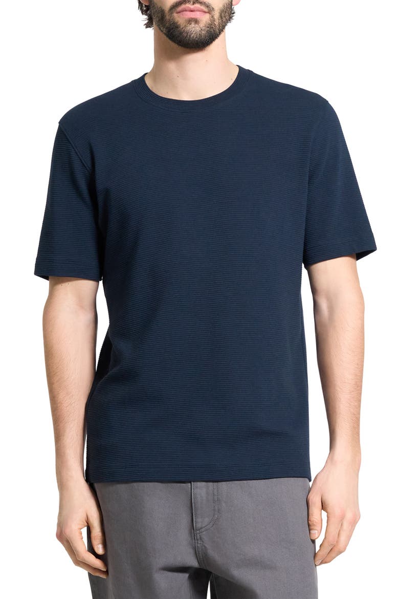 Delroy Studio Textured T-Shirt, Main, color, BALTIC