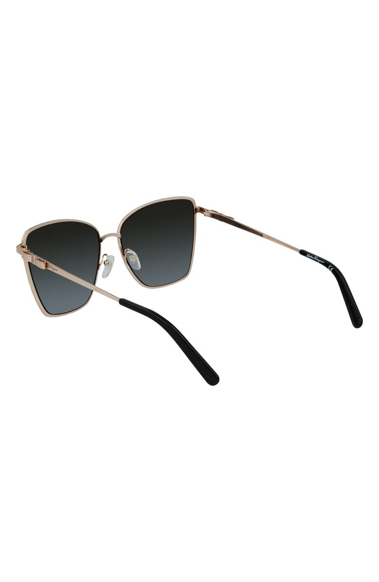 FERRAGAMO Vara 59mm Rectangular Sunglasses, Alternate, color, 