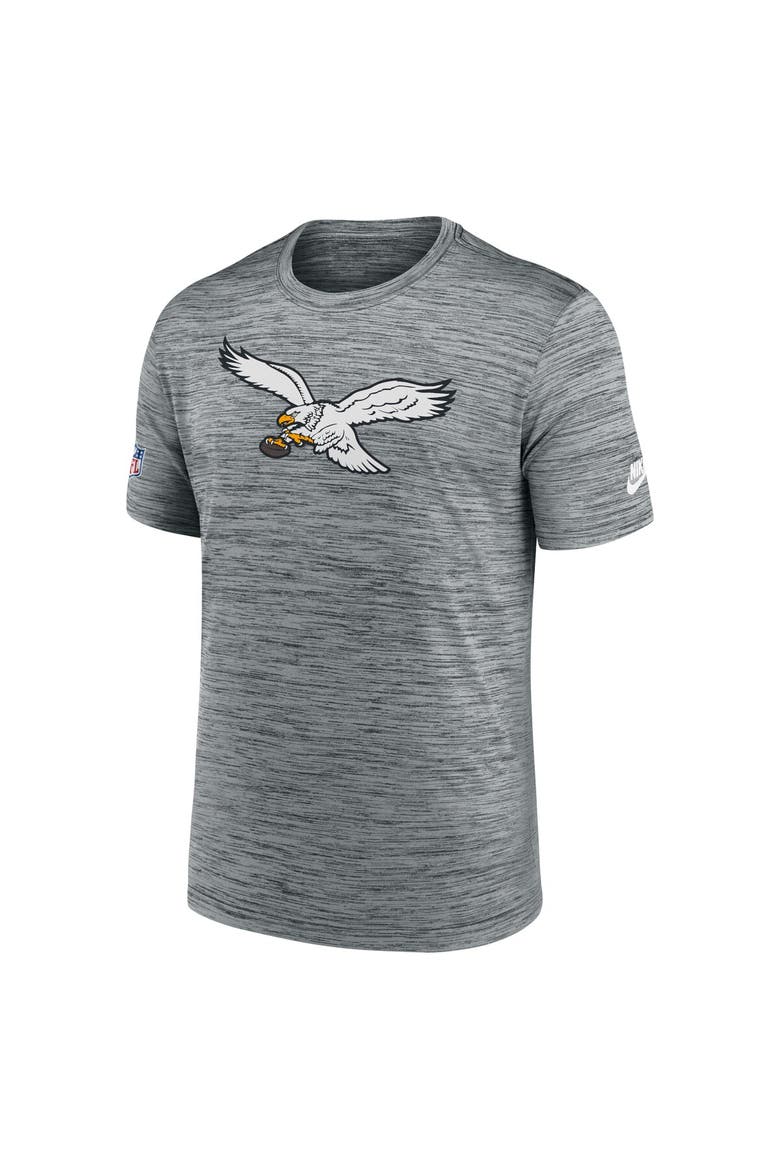 Men's Nike Gray Philadelphia Eagles Velocity Alternate Logo Performance T-Shirt, Alternate, color, Gray