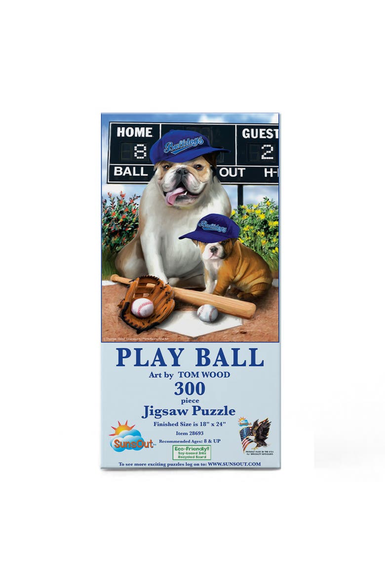 Play Ball 300 piece Jigsaw Puzzle for Adults, Alternate, color, Multicolor