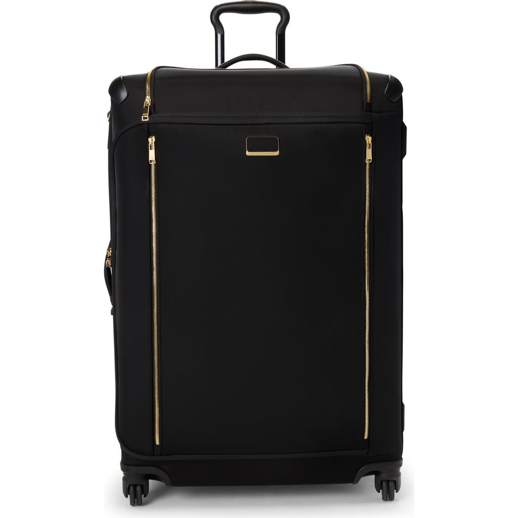 TUMI Voyageur Léger Large Dual Access Expandable Checked Luggage in Black/gold at Nordstrom