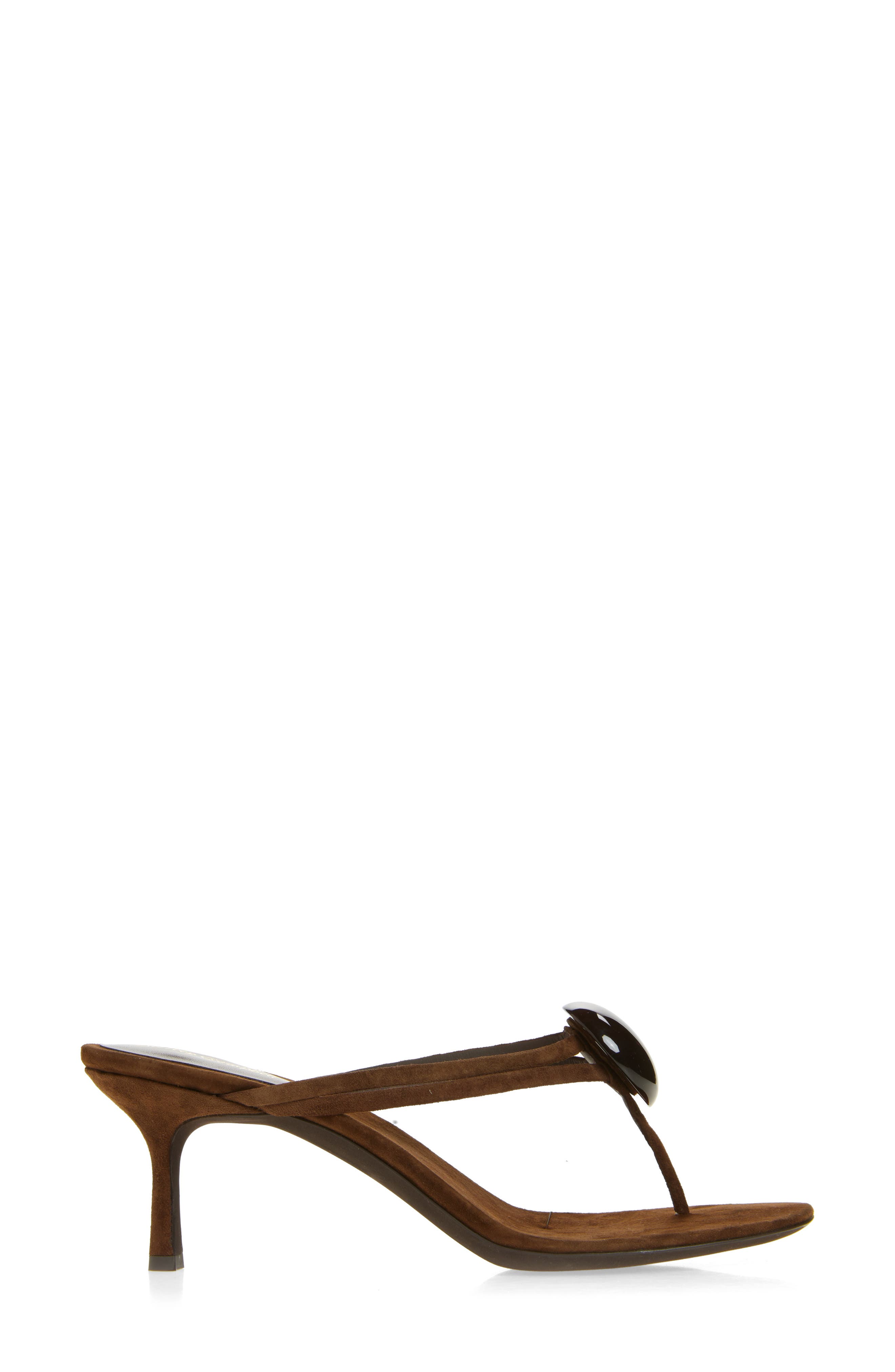 Jeffrey Campbell Nimora Slide Sandal, Alternate, color, Brown Suede Combo
