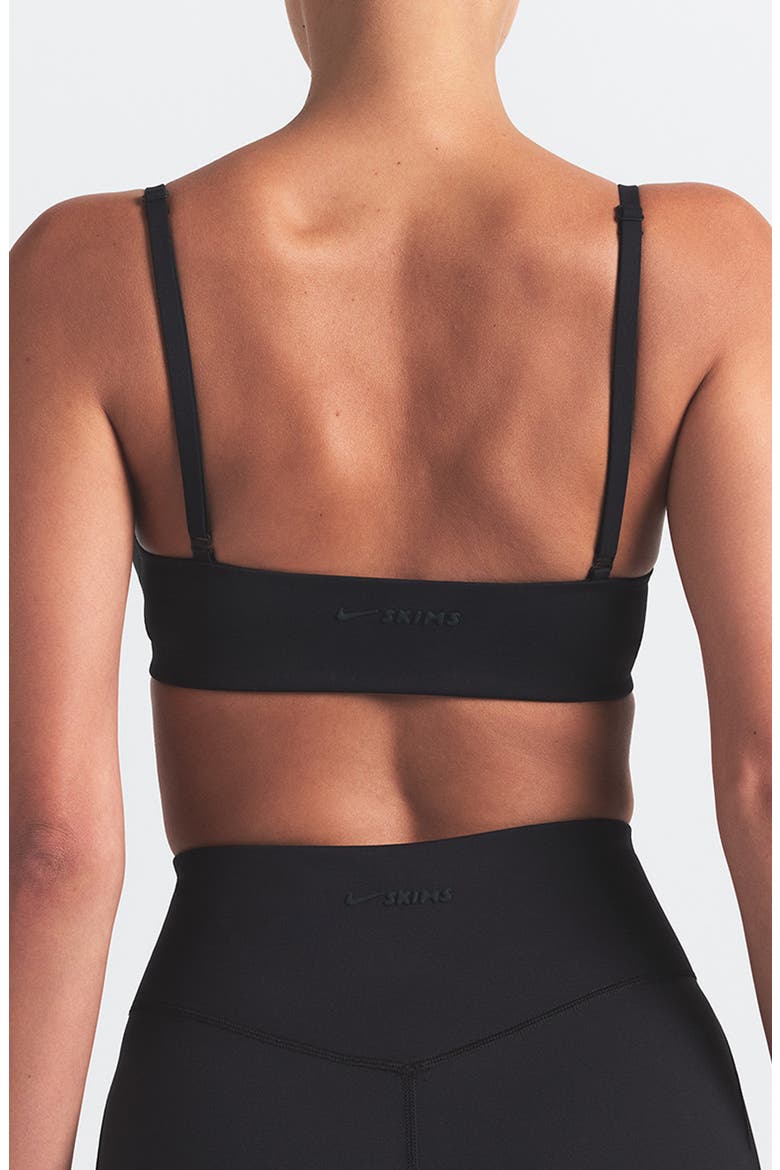 Matte Micro-Scoop Bra, Alternate, color, OBSIDIAN