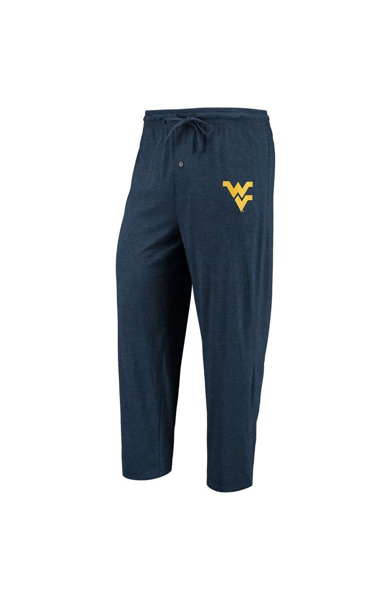 CONCEPTS SPORT Men's Concepts Sport Navy/Heathered Charcoal West Virginia Mountaineers Meter Long Sleeve T-Shirt & Pants Sleep Set, Alternate, color, Navy
