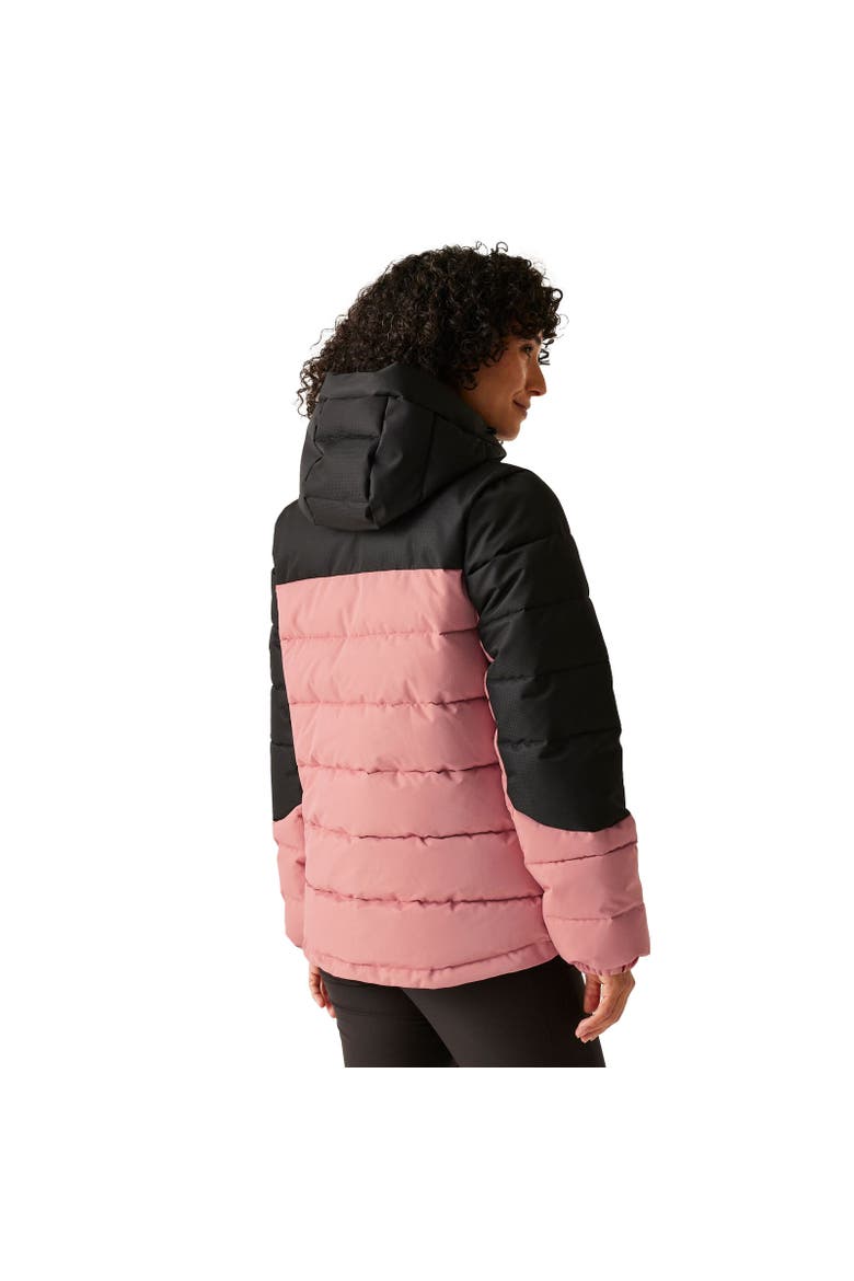 Aldthorn Quilted Jacket, Alternate, color, Dusty Rose and Black