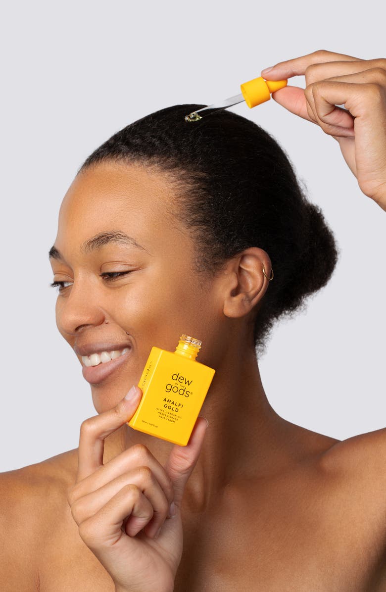 DEW OF THE GODS Amalfi Gold Hair Serum, Alternate, color,