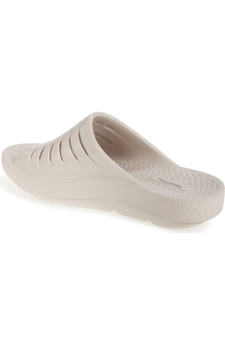 SKECHERS Go Recover Refresh Glam Up Slide Sandal, Alternate, color, Natural