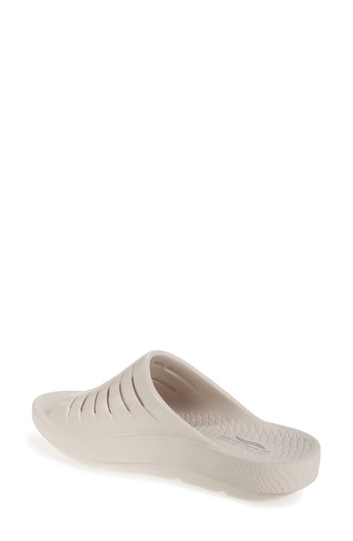Skechers Go Recover Refresh Glam Up Slide Sandal In Natural