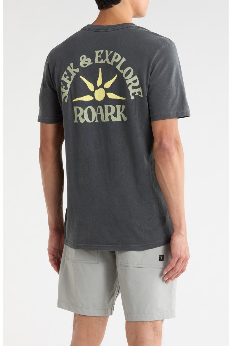 Seek & Explore Cotton Graphic T-Shirt, Alternate, color, CHARCOAL