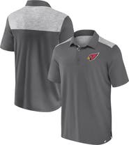 FANATICS Men's Fanatics Gray Arizona Cardinals Long Shot Polo