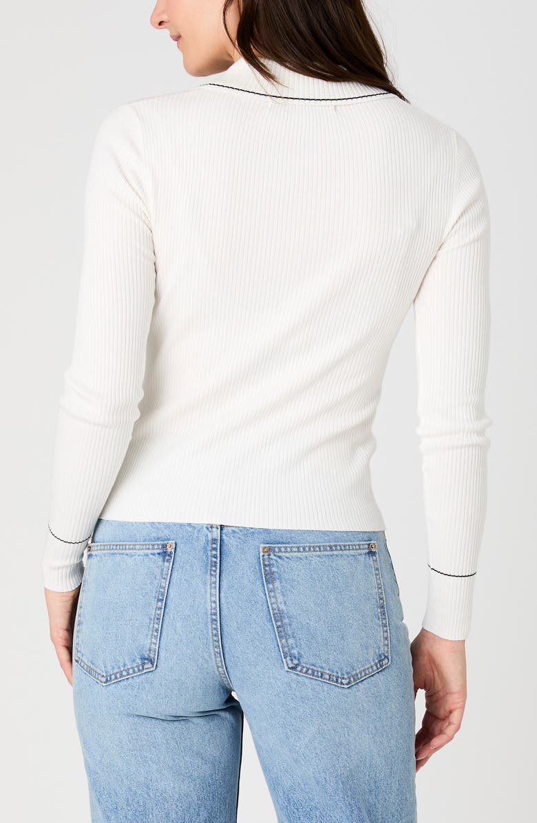 French Connection Alonzo Rib Polo, Alternate, color, Classic Cream