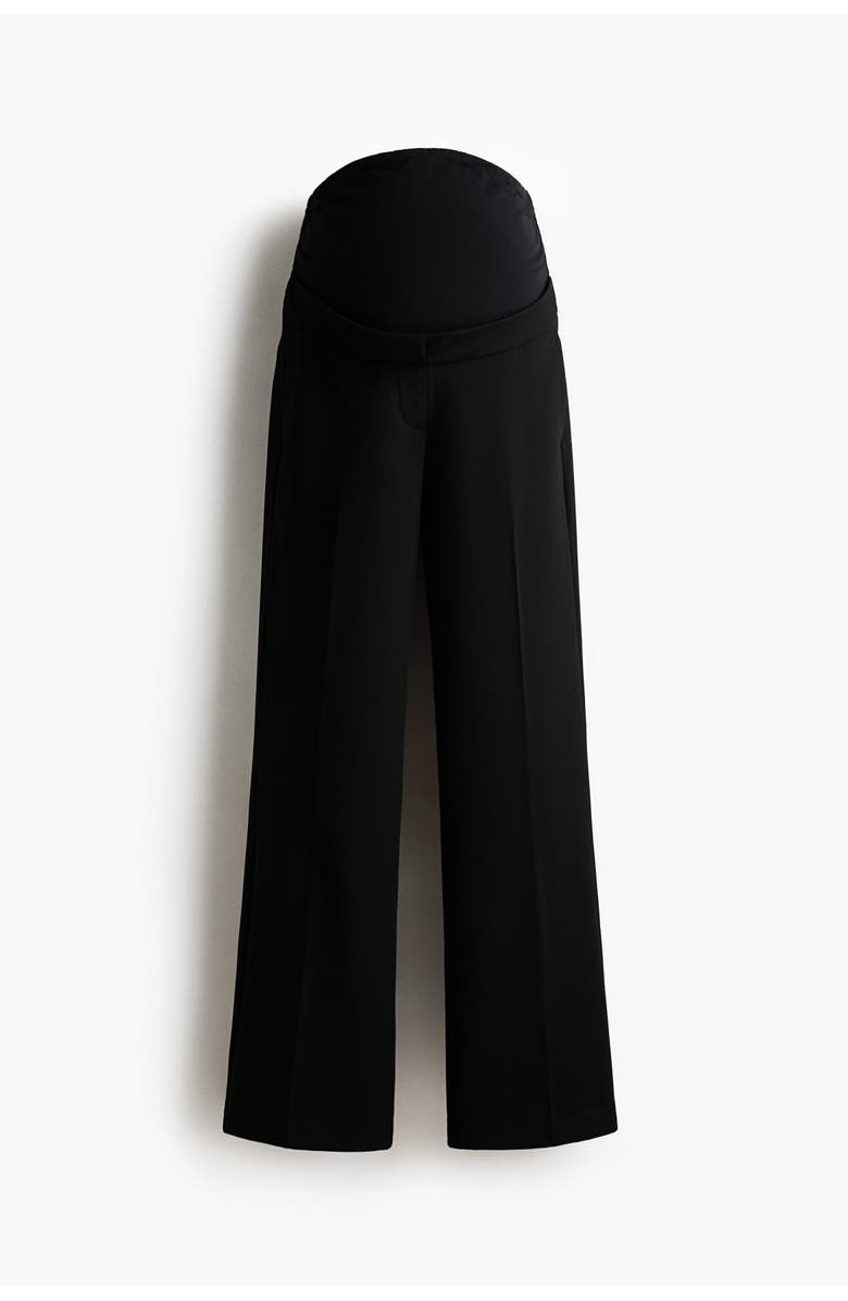 H&M Mama Bootcut Trousers, Main, color, Black