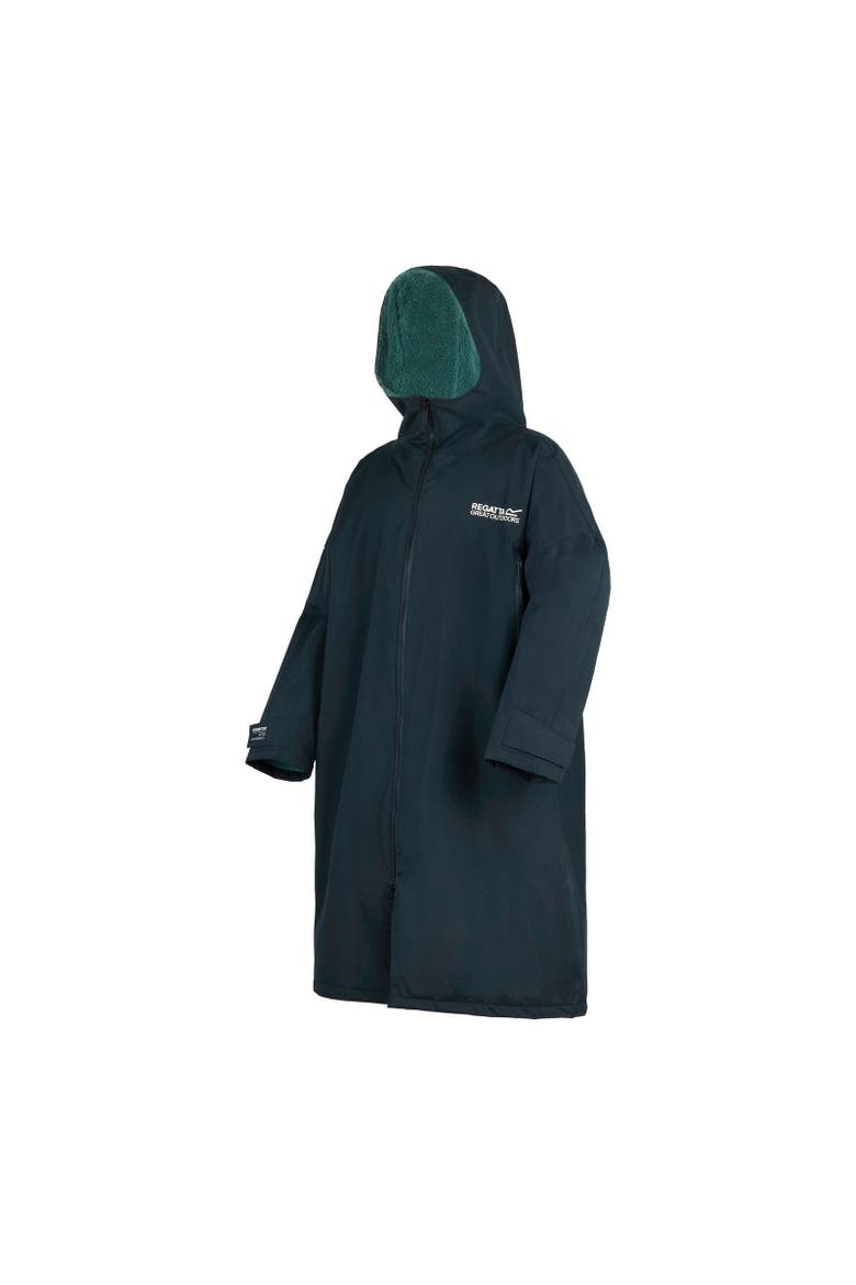 Gender Inclusive Spirit Of Adventure Waterproof Changing Robe, Alternate, color, Navy and Ivy Moss