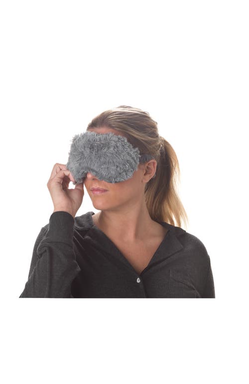 Warmies Plush Eye Mask In Dark Gray