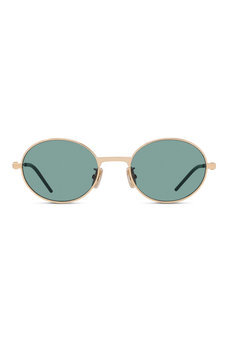 GV Speed 51mm Phantos Sunglasses, Main, color, SHINY ENDURA GOLD / GREEN