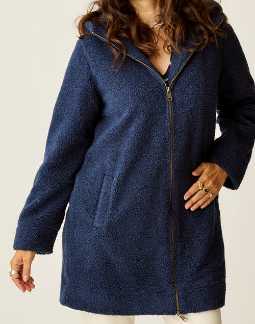 Carve Designs Indy Boucle Jacket In Blue