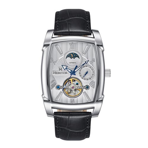 Heritor Automatic Valentin Mens Automatic Watch With Date In Black