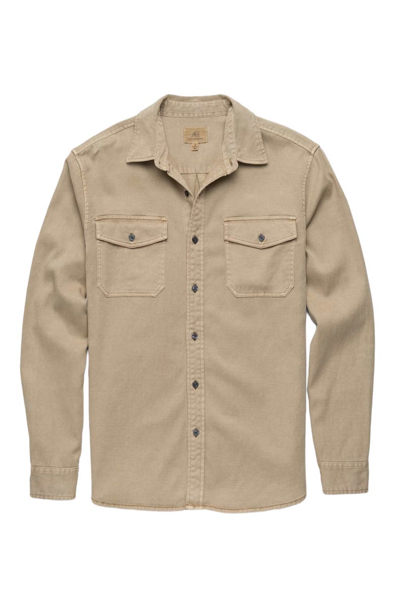 Surfside Supply Co. Jeb Tencel Shirt, Main, color, Chinchilla