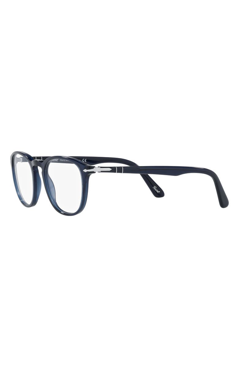 Persol 49mm Optical Glasses, Alternate, color, Trans Blue