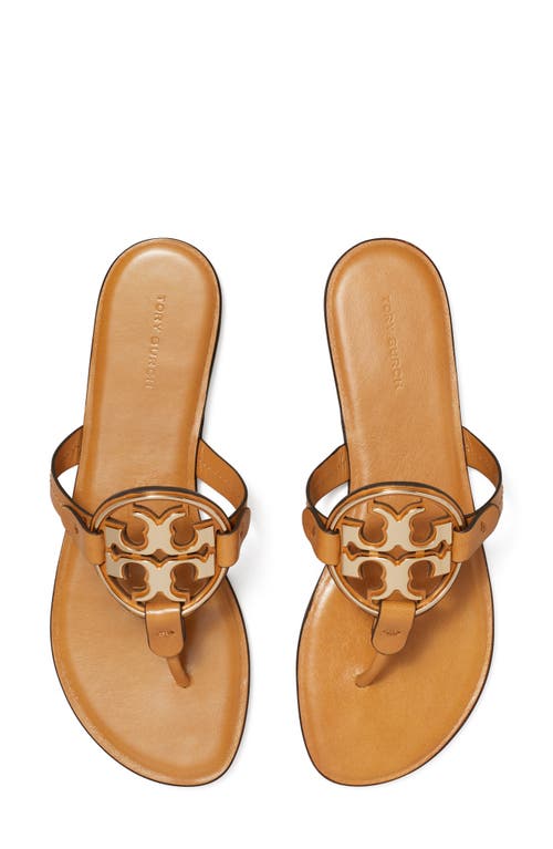 Tory Burch Miller Thong Sandal In Gold