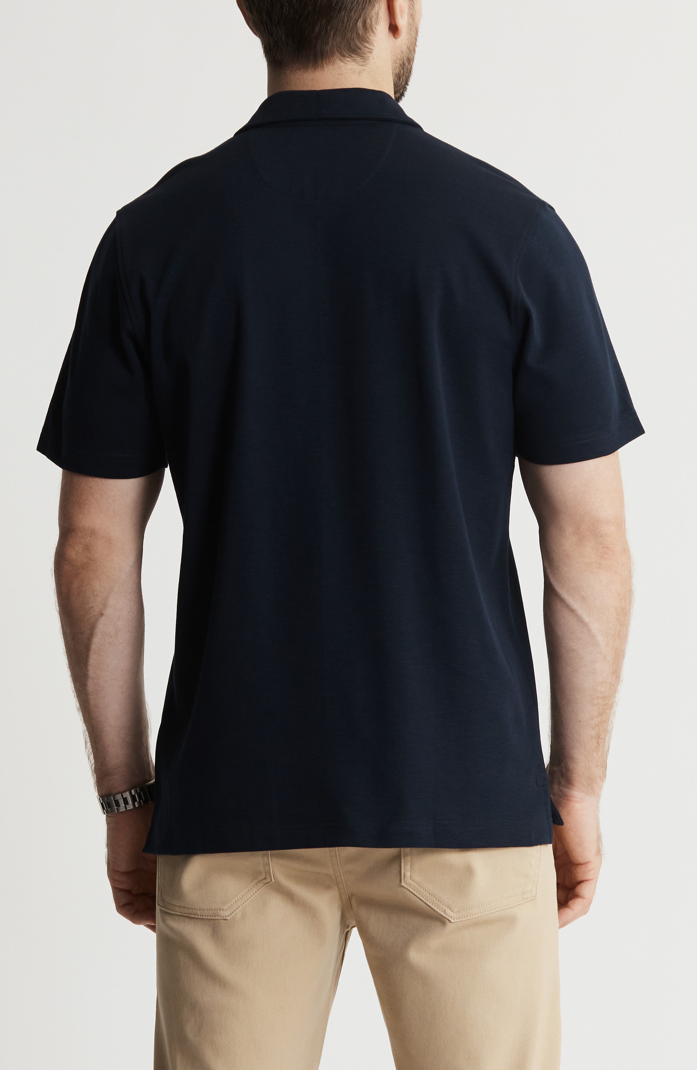 Reverse Cotton Slub Polo - image 2