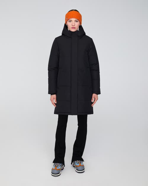 Quartz Co. Madeline | Hooded Insulated Winter Jacket In Black