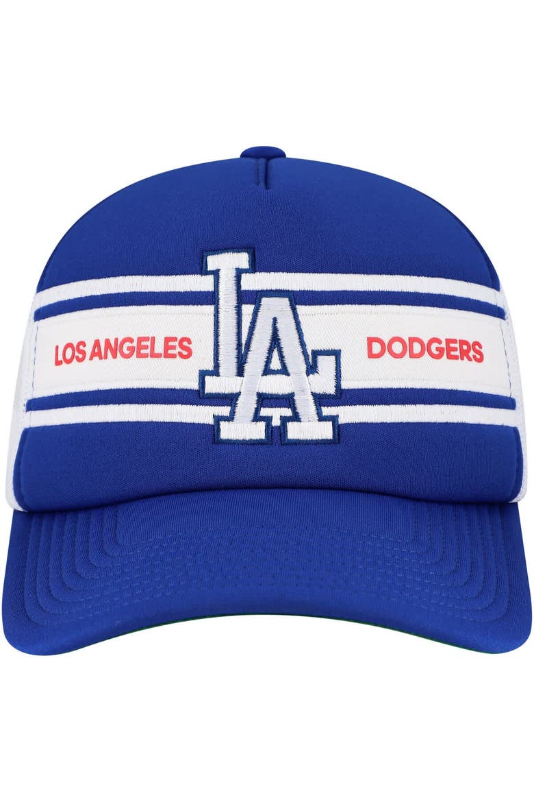 Men's   Royal Los Angeles Dodgers Sideline Trucker Adjustable Hat, Alternate, color, Royal