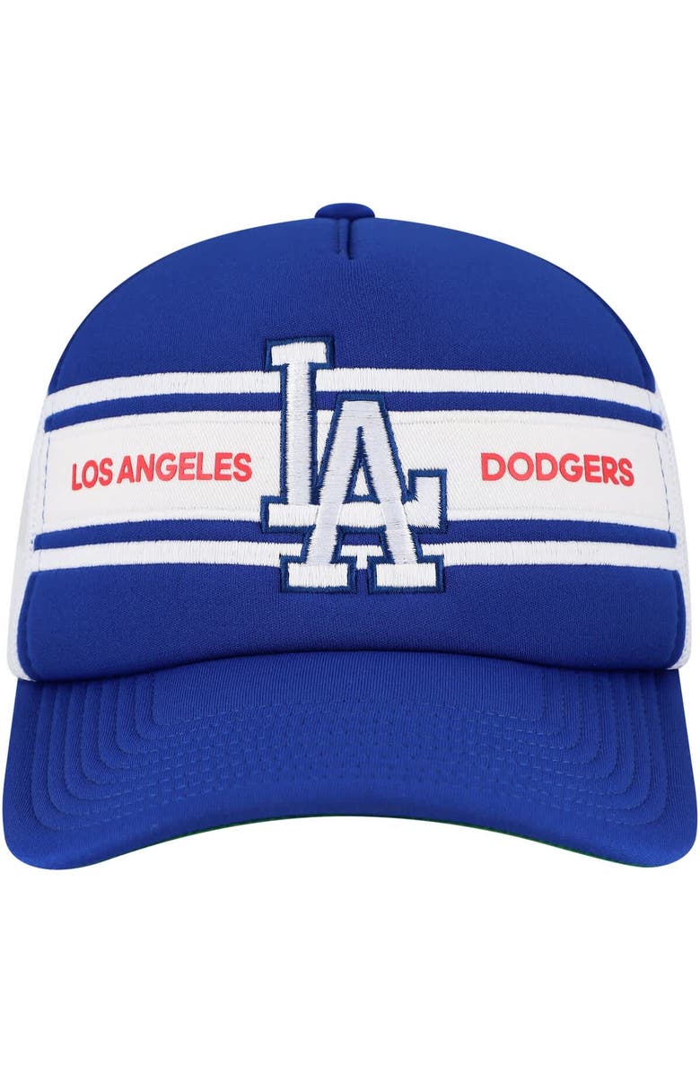 Mitchell & Ness Men's Royal Los Angeles Dodgers Sideline Trucker Adjustable Hat, Alternate, color, Royal