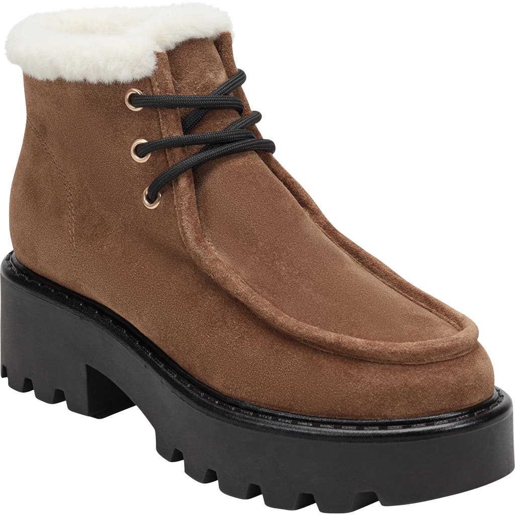 Marc Fisher Ltd Women's Percy Lug Sole Bootie In Brown