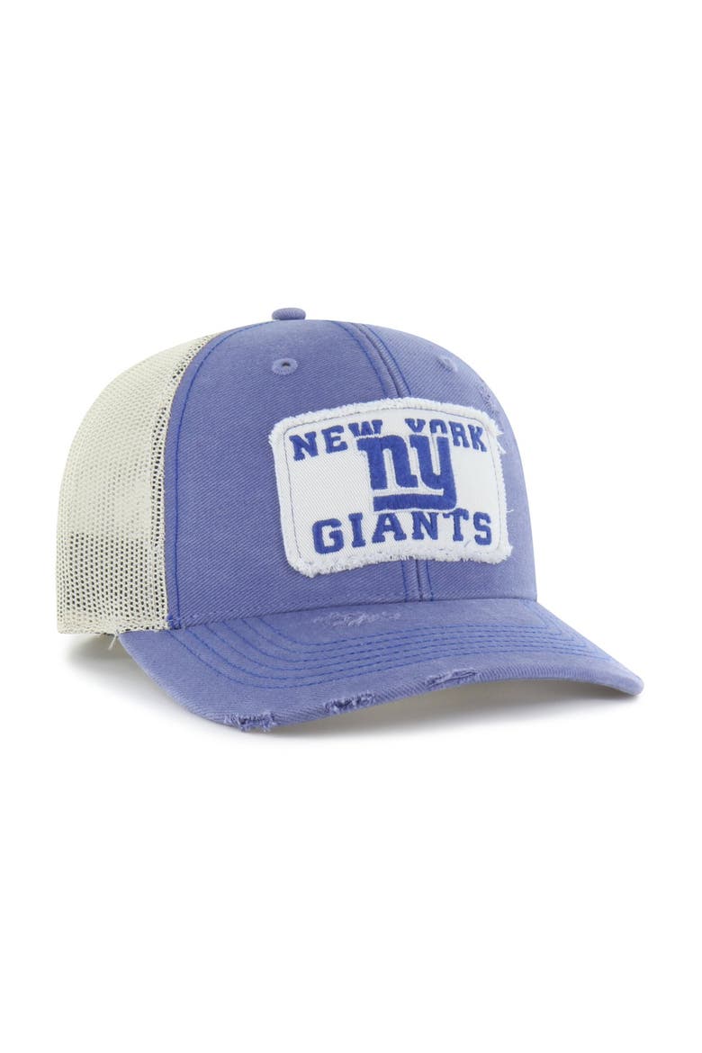 Men's '47 Blue New York Giants Egremont Well-Worn Adjustable Trucker Hat, Alternate, color, Blue