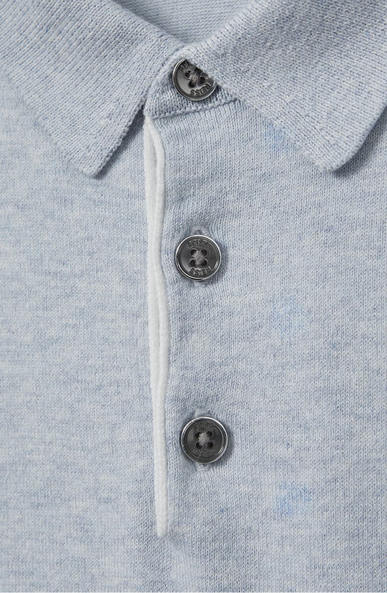 Reiss Kids' Finch sr. Heathered Polo Sweater, Alternate, color, 