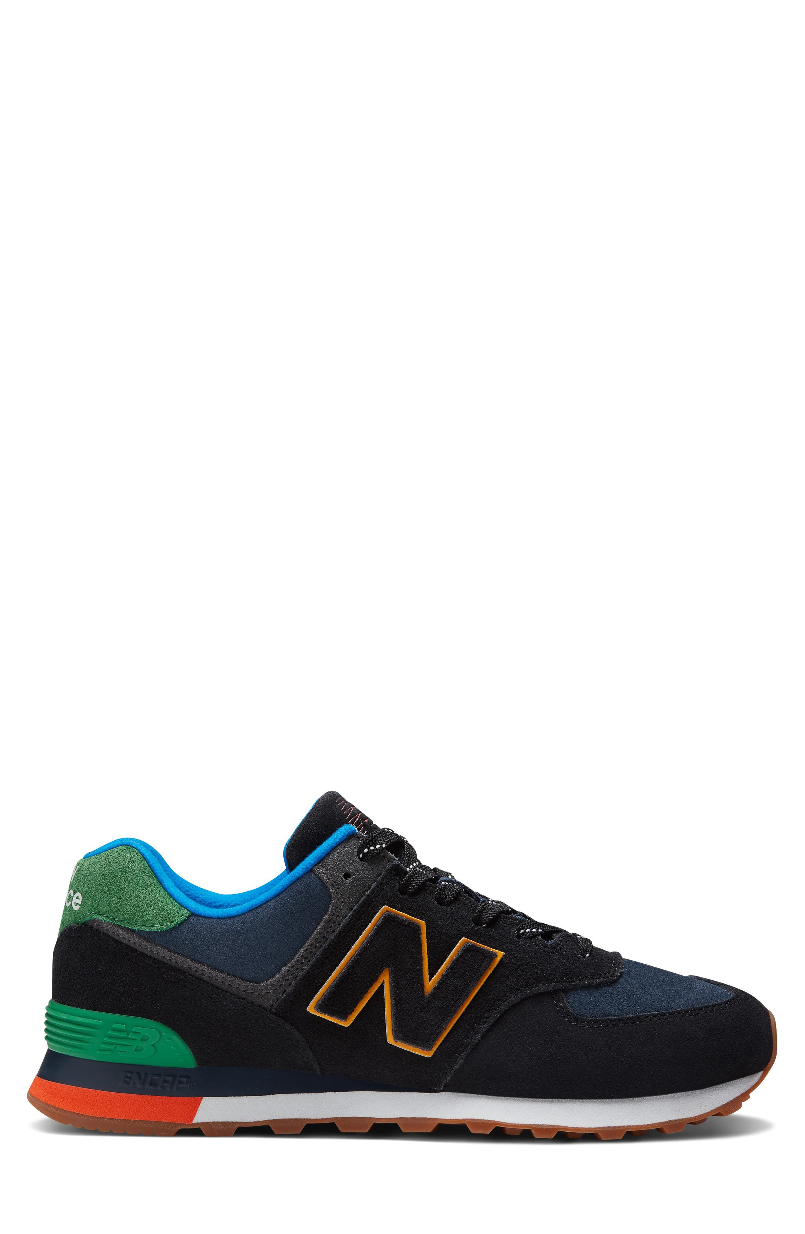 New Balance Gender Inclusive 574 Classic Sneaker, Alternate, color, Black/ Varsity Green