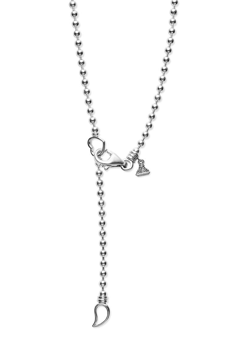 Love Knot Pendant Necklace, Alternate, color, TWO-TONE