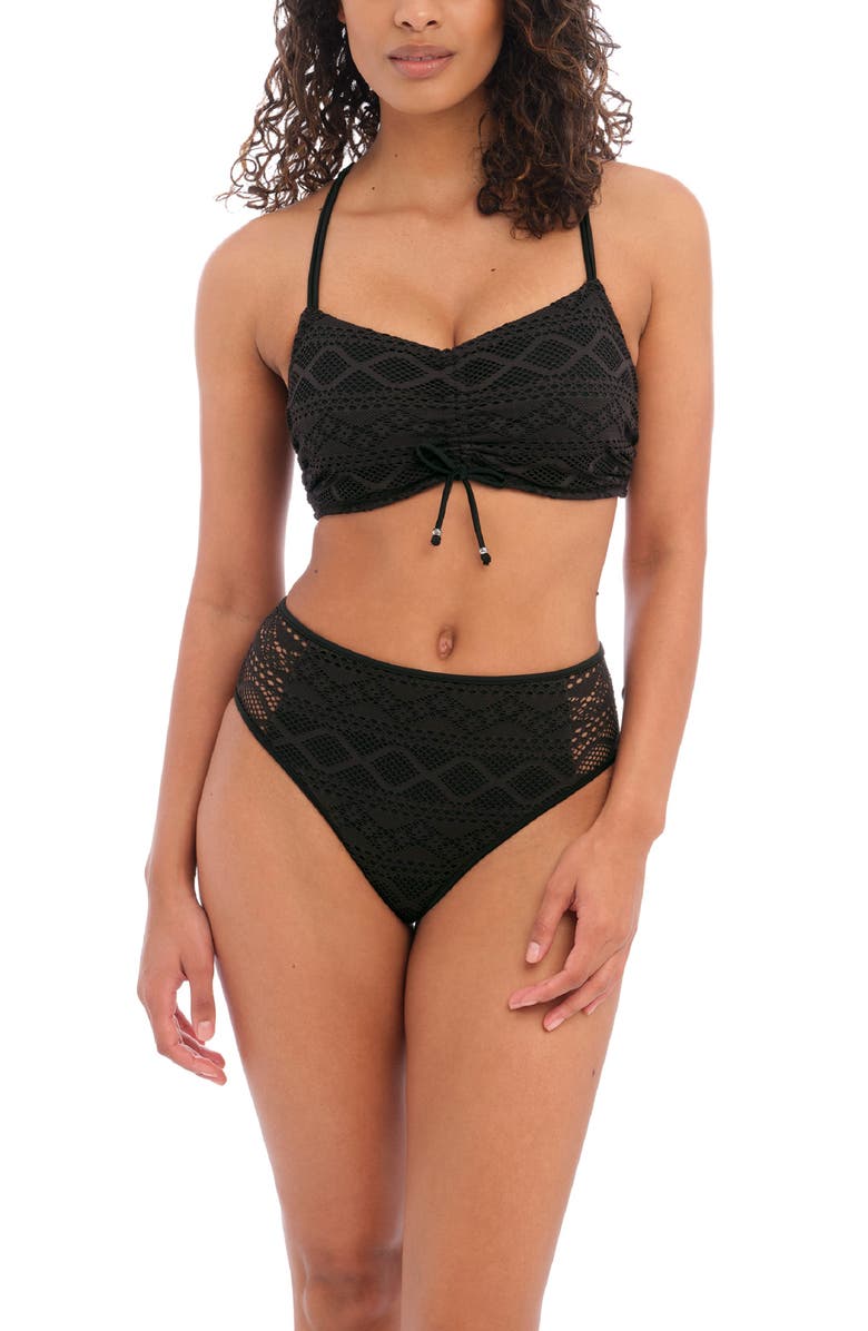Freya High Waist Bikini Bottoms, Alternate, color,