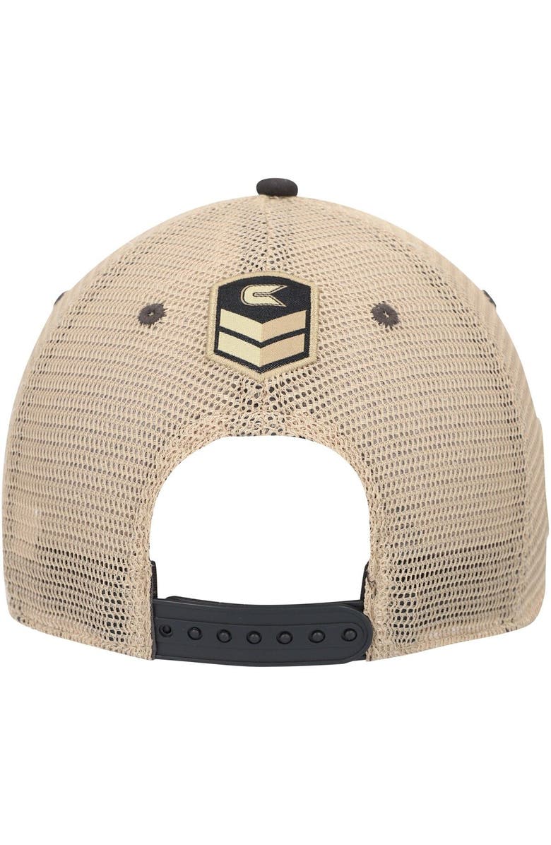 COLOSSEUM Men's Colosseum Charcoal Houston Cougars OHT Military Appreciation United Trucker Snapback Hat, Alternate, color, Charcoal