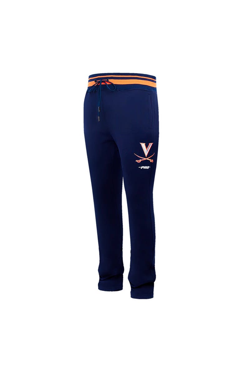 PRO STANDARD Men's Pro Standard Navy Virginia Cavaliers Script Tail Fleece Sweatpants, Alternate, color, Navy