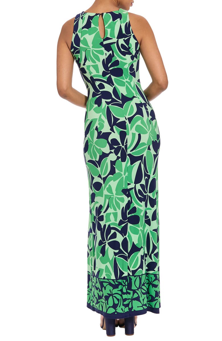 London Times Carwash Sleeveless Sheath Maxi Dress, Alternate, color, Light Green/ Green