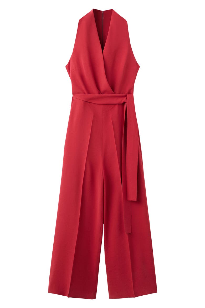 Sleeveless Jumpsuit, Main, color, RED